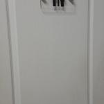 Modern Unisex Restroom Sign – 3mm Clear Acrylic